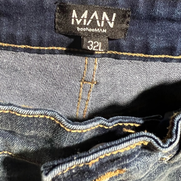 Mens BoohooMan jeans size 32L - Picture 2 of 3